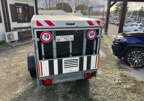 carrello ellebi con rampa di carico